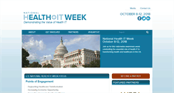 Desktop Screenshot of healthitweek.org